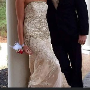 Sue Wong Strapless Gown